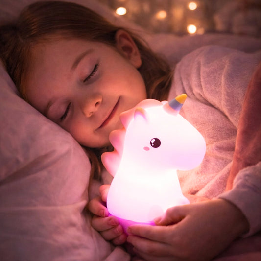 🦄 Jednorog lampa- sija u više boja